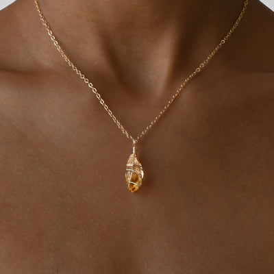 Citrine to Call In Wealth - Crystal Charm