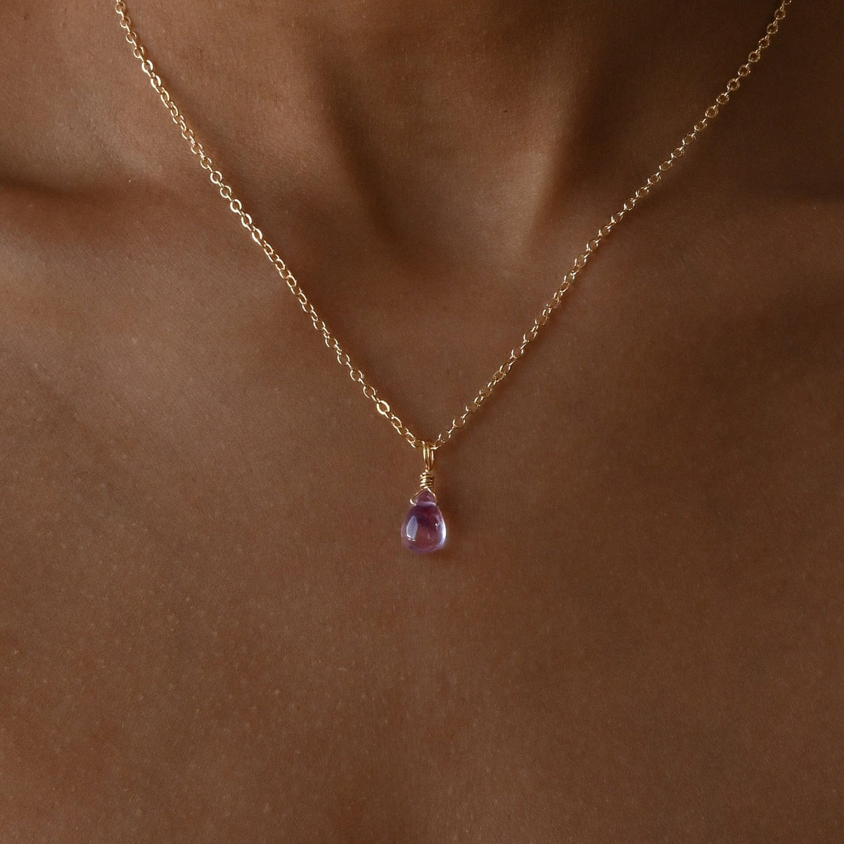 Amethyst to Calm Your Mind - Crystal Charm