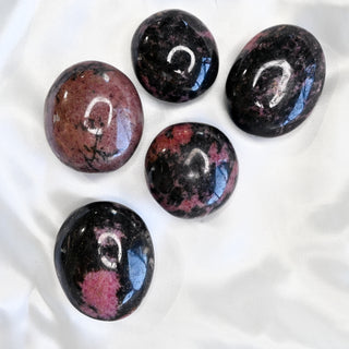 Rhodonite Palm Stone