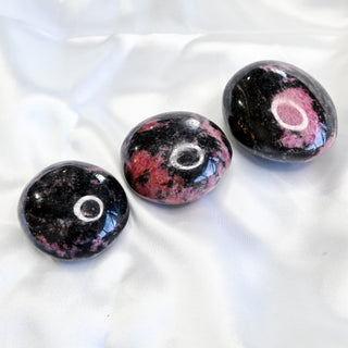 Rhodonite Palm Stone