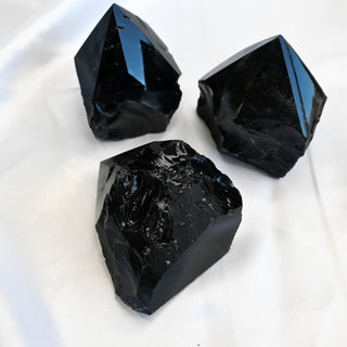 Black Obsidian Base Cut Point