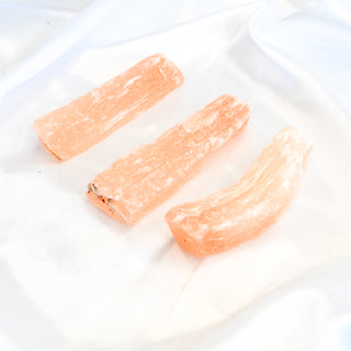 Peach Selenite Rod Small 7cm - 9cm