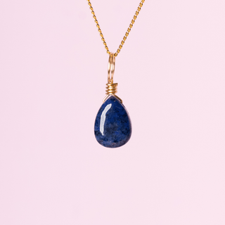 Dumortierite to Stay Focused - Crystal Charm