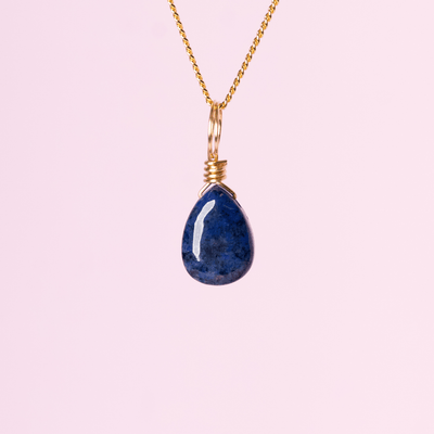 Dumortierite to Stay Focused - Crystal Charm