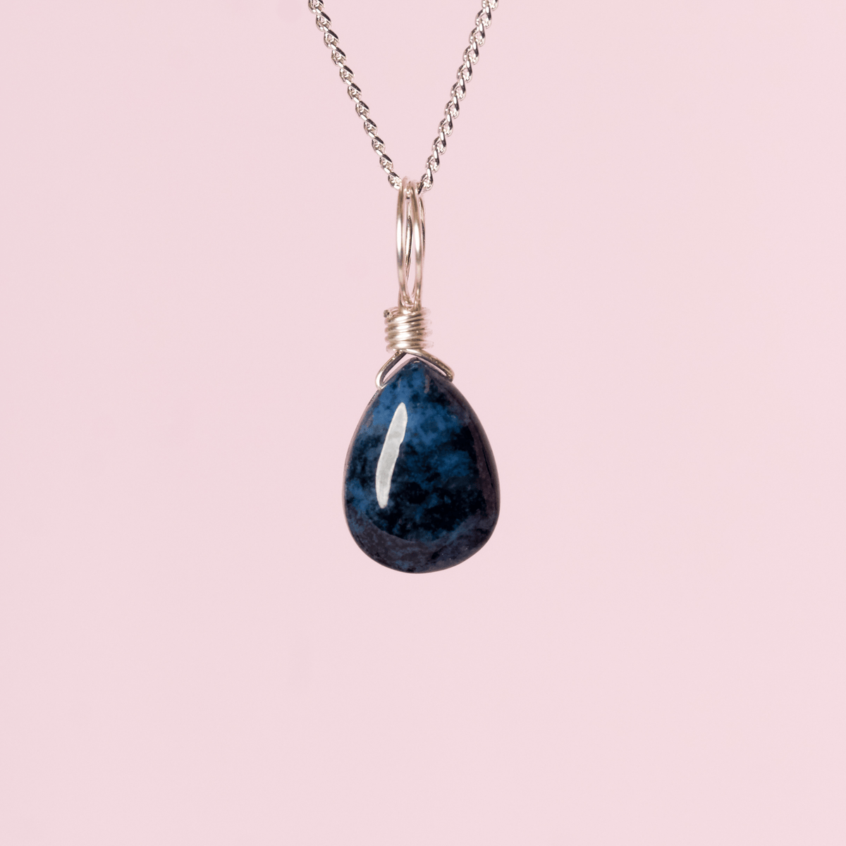 Dumortierite to Stay Focused - Crystal Charm