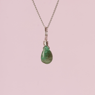 Emerald Petite Crystal Charm - May Birthstone
