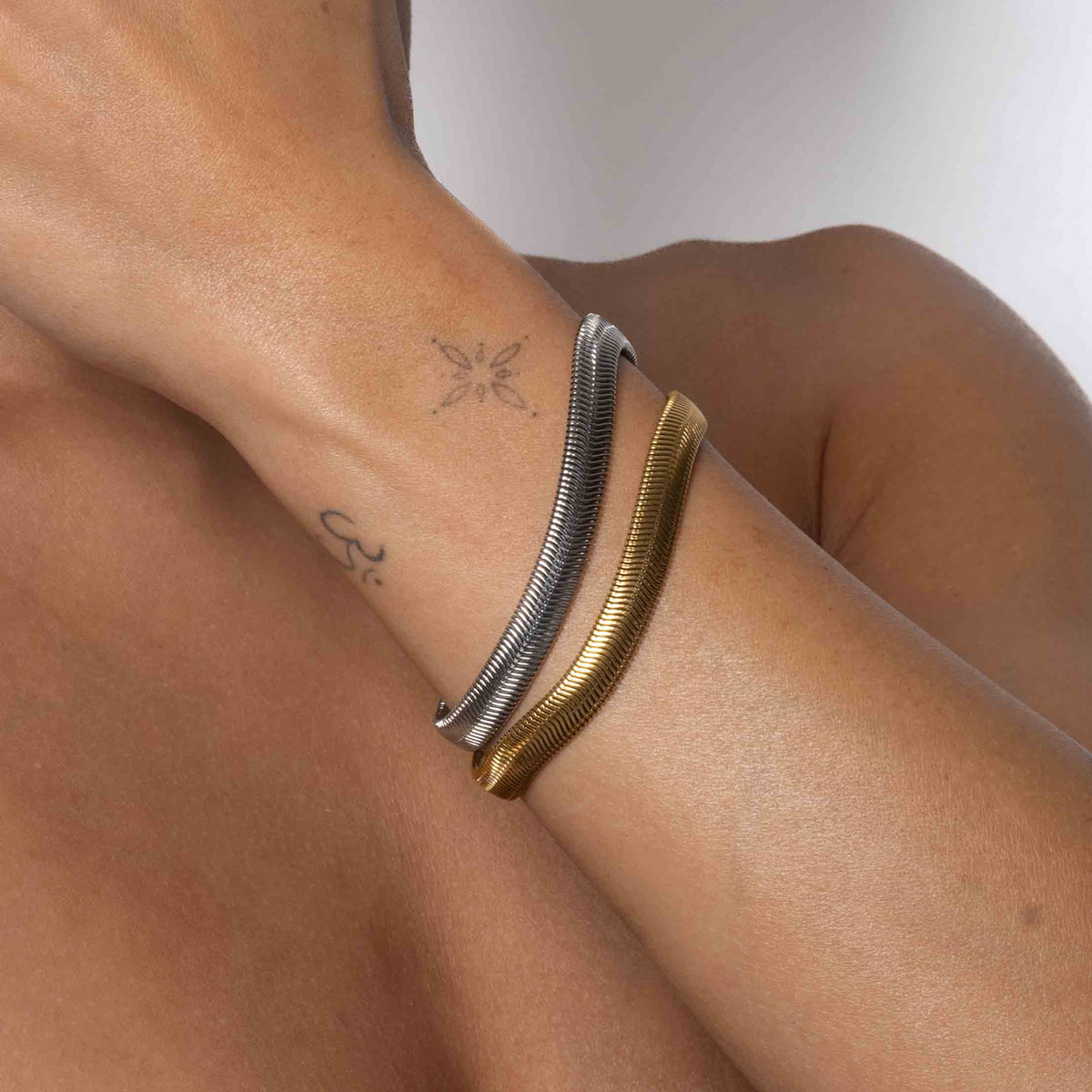 Bold Herringbone Bracelet
