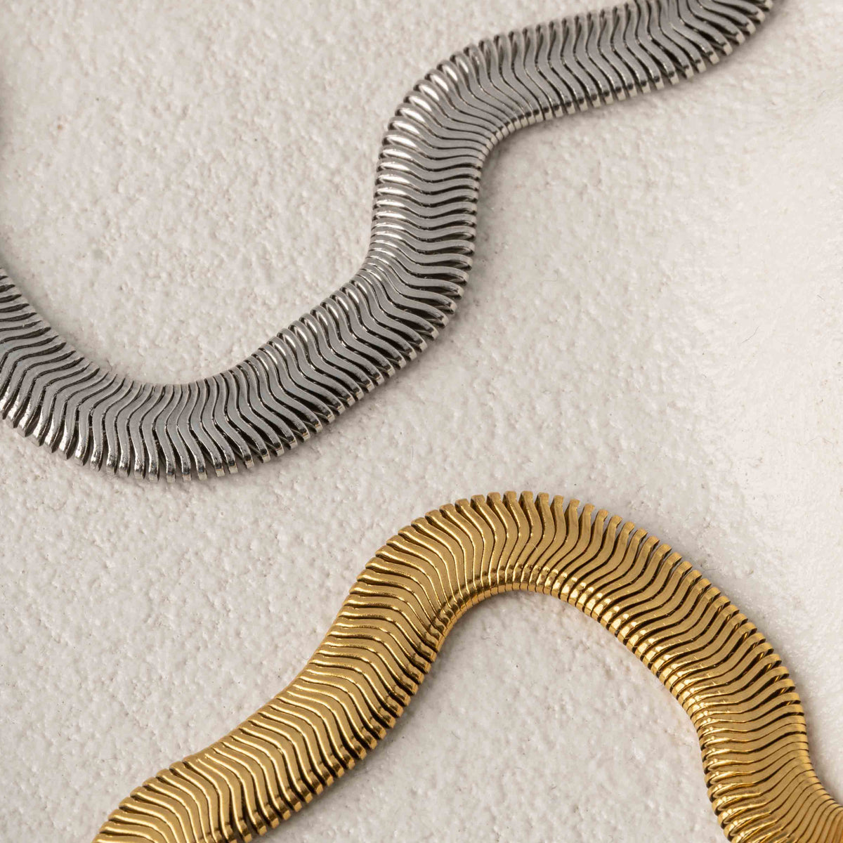 Bold Herringbone Bracelet