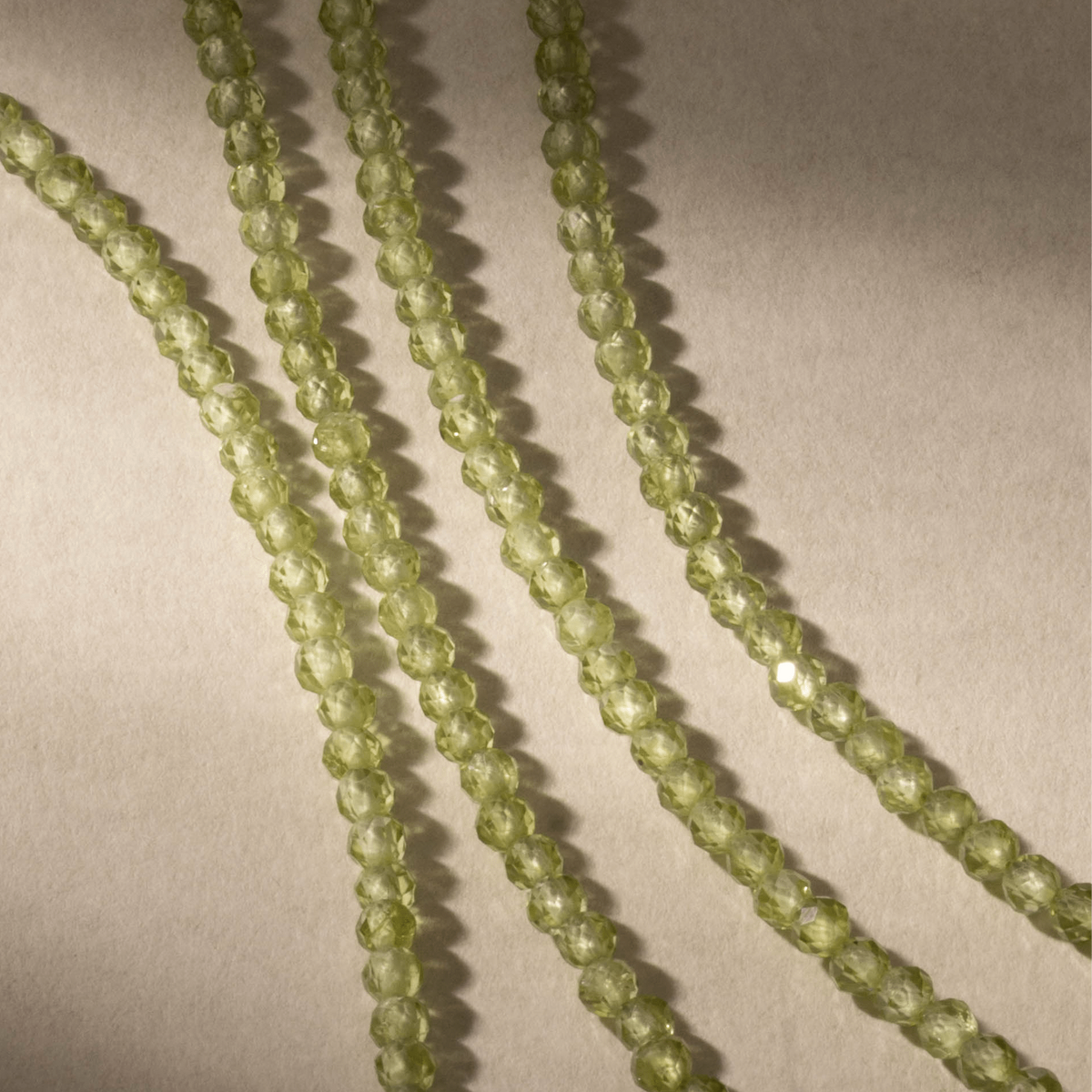 Peridot for Abundance - Crystal Beaded Bracelet