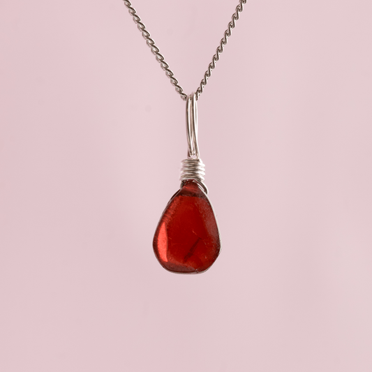 Garnet for Empowerment - Crystal Charm