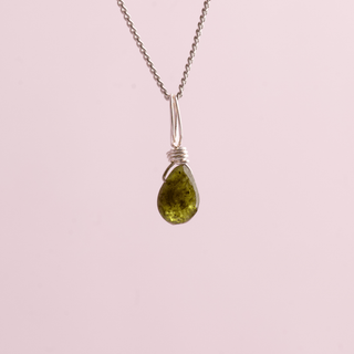 Green Tourmaline Personal Growth - Crystal Charm