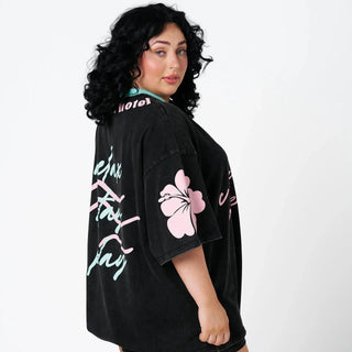 Hibiscus Hotel - Late Checkout Oversized Tee