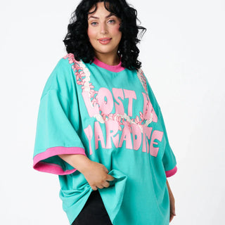Hibiscus Hotel - Lost In Paradise Oversized Tee