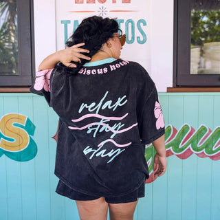 Hibiscus Hotel - Late Checkout Oversized Tee
