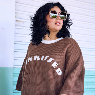 Hibiscus Hotel - Sunkissed Knit Top - Chocolate