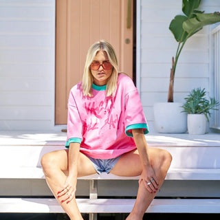 Hibiscus Hotel - Vacay All Day Oversized Tee