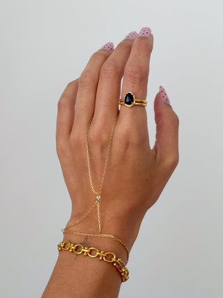 Juniper Ring Black Tourmaline