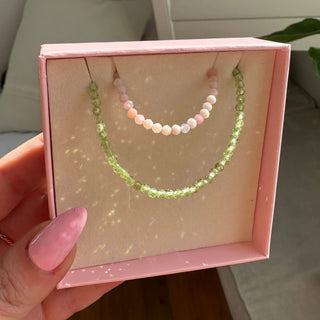 Peridot Beaded Necklace