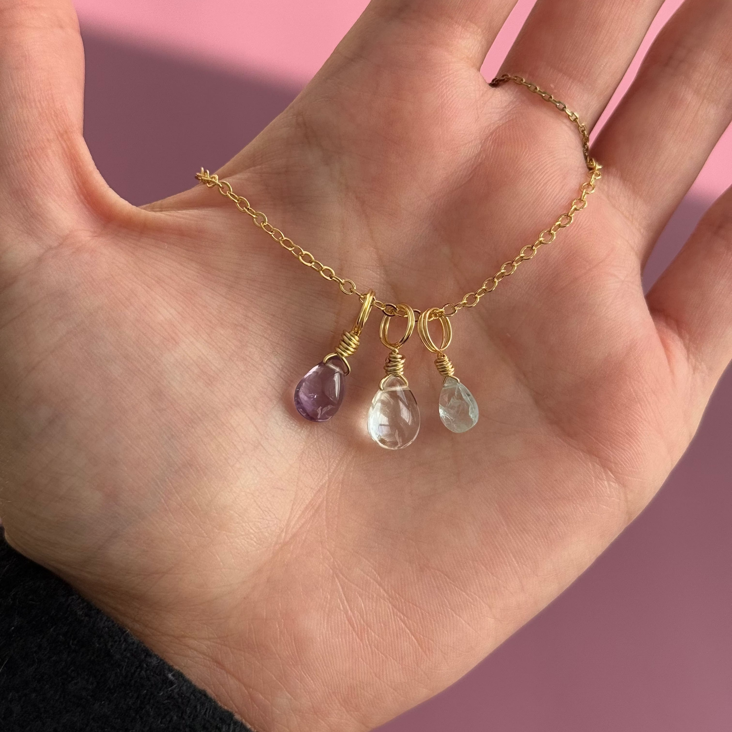 3 x Crystal Charm Bundle