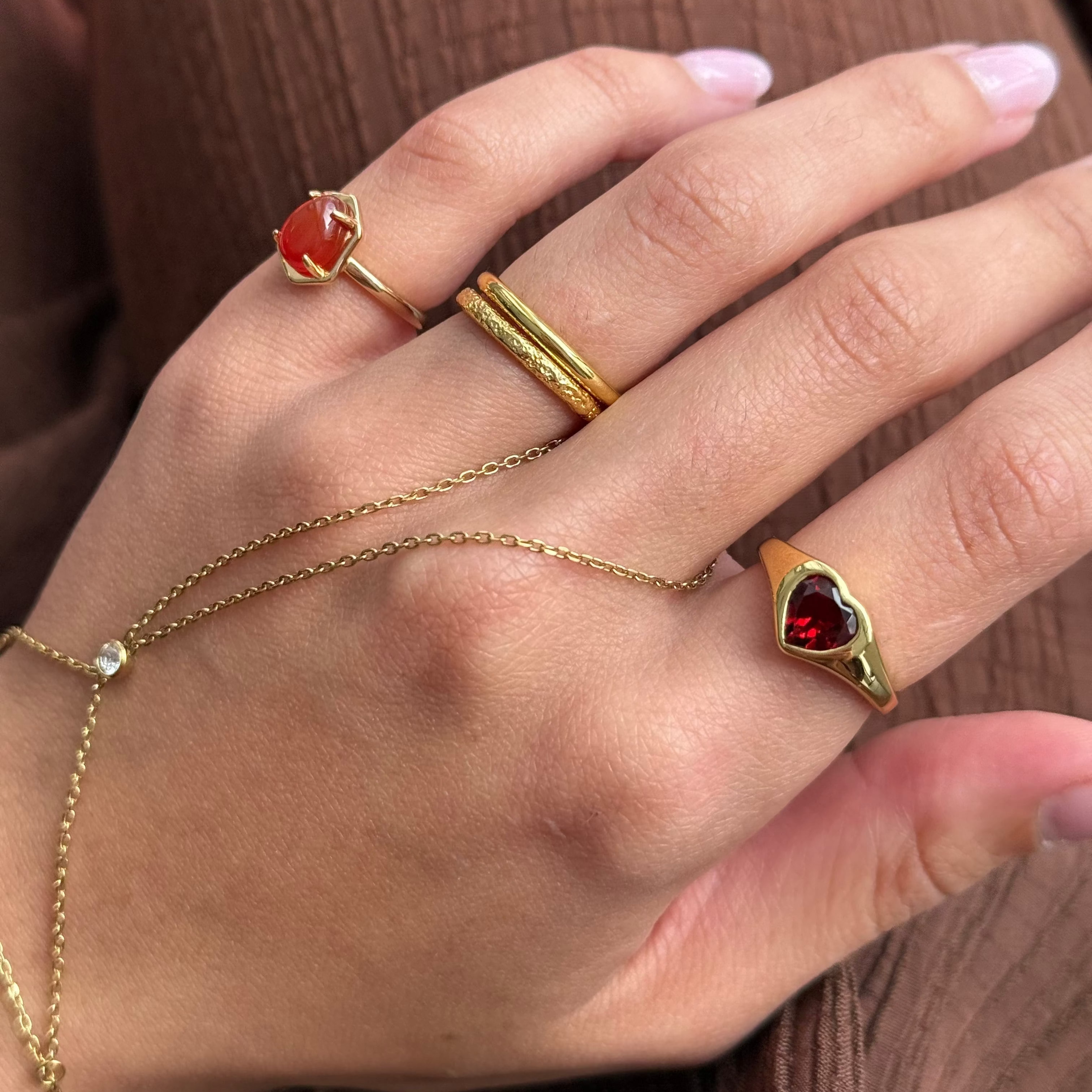 Simple Band Ring - Crushed