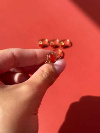 Juniper Pinky Ring Carnelian