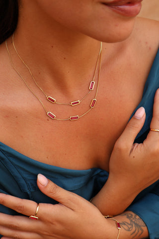 Devotion Ruby Necklace