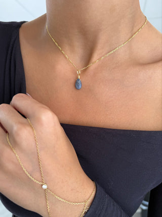 Sapphire Droplet - September Birthstone
