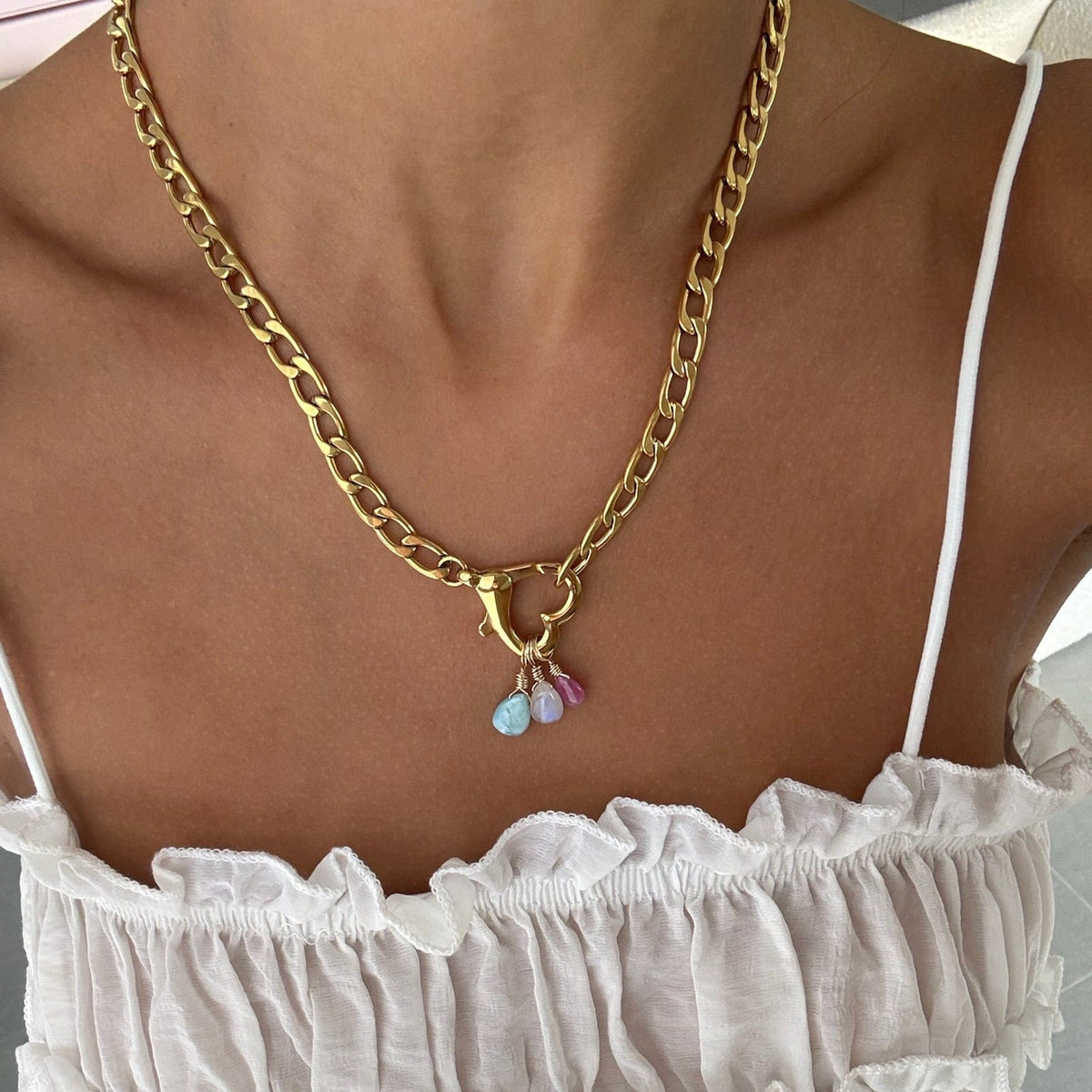 Moonstone for New Beginnings - Crystal Charm
