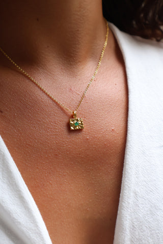 Ember Birthstone Necklace - Gold