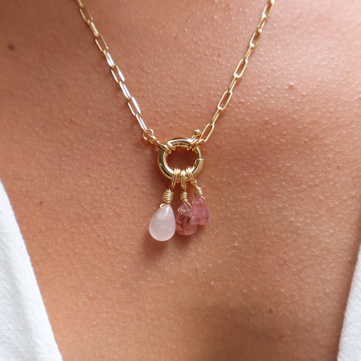 Pink Tourmaline to Heal Your Heart - Crystal Charm