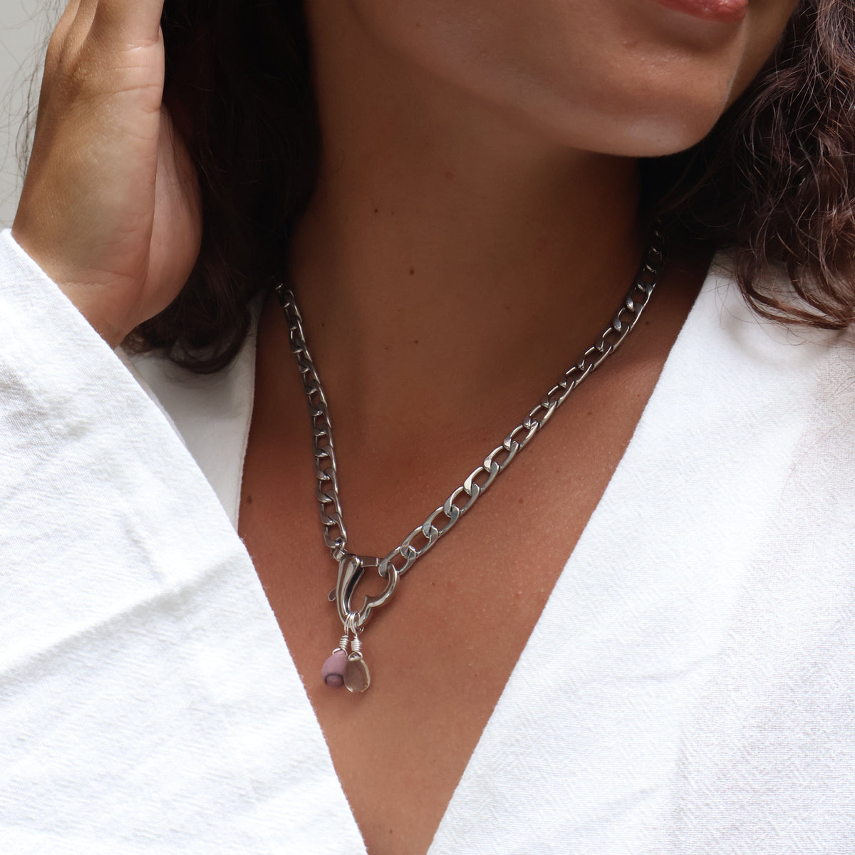 Mookaite Jasper for Procrastination - Crystal Charm