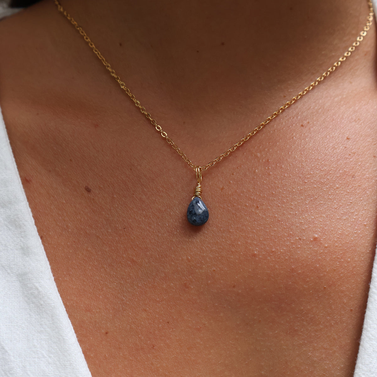 Dumortierite to Stay Focused - Crystal Charm