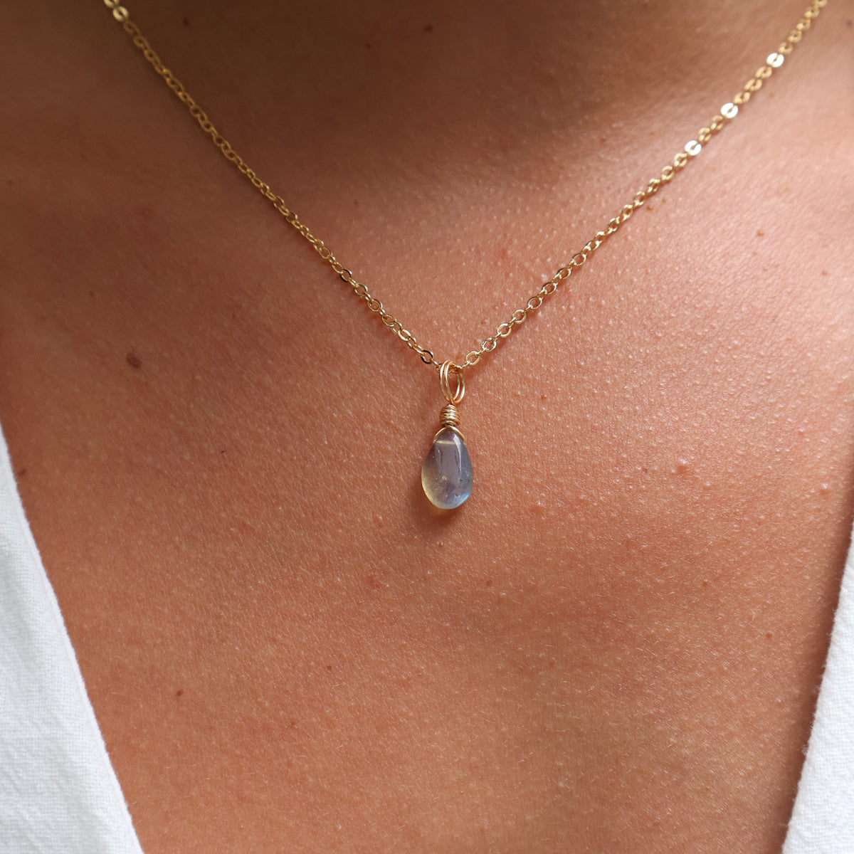 Labradorite to Embrace Change - Crystal Charm