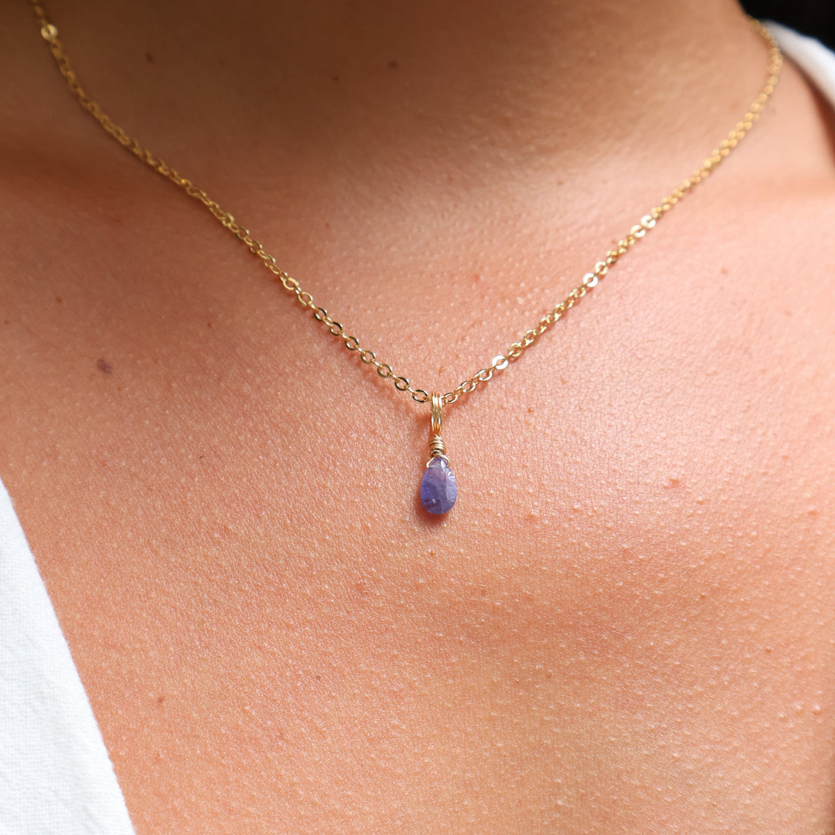 Tanzanite for Higher Insight - Crystal Charm