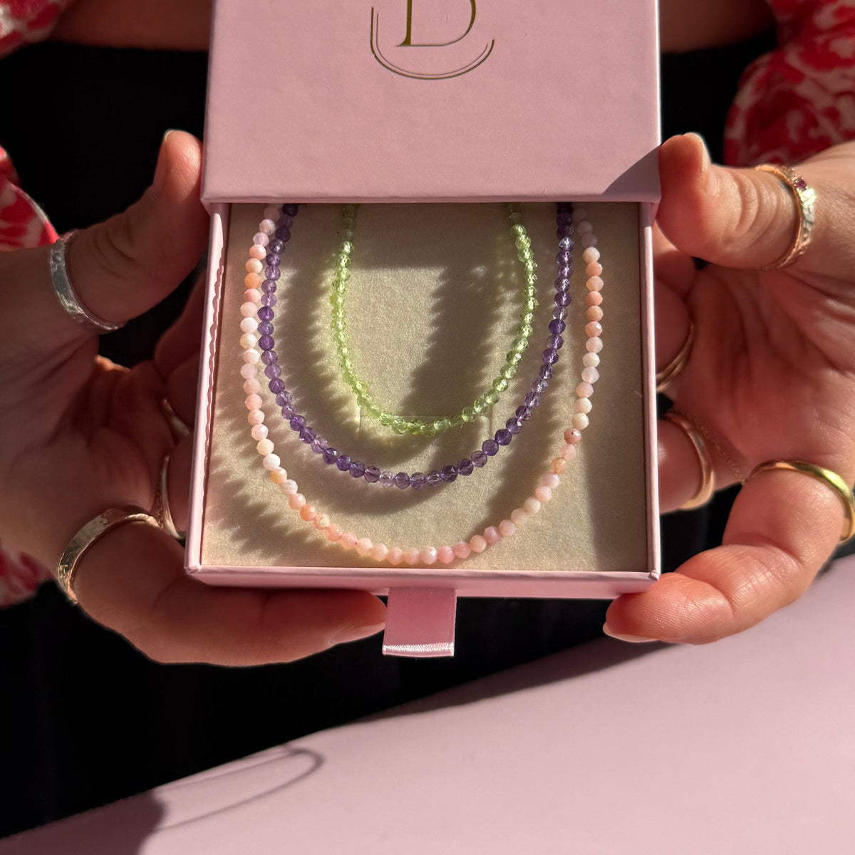 Peridot for Abundance - Crystal Beaded Necklace