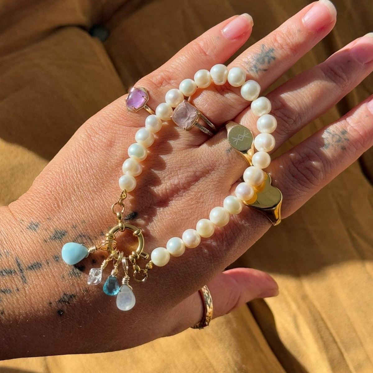 Moonstone for New Beginnings - Crystal Charm