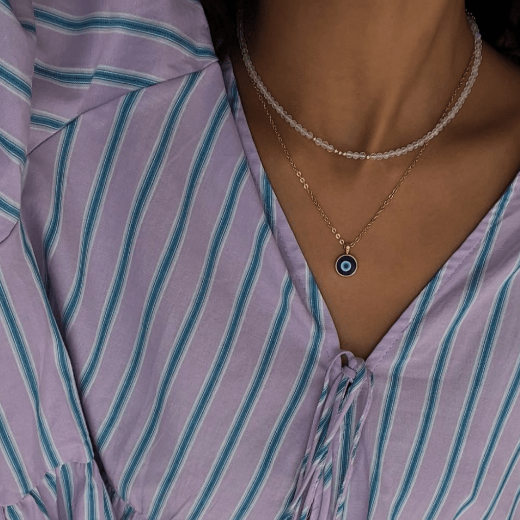 Azura Evil Eye Charm + Necklace