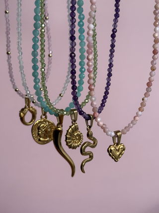 Peridot Beaded Necklace