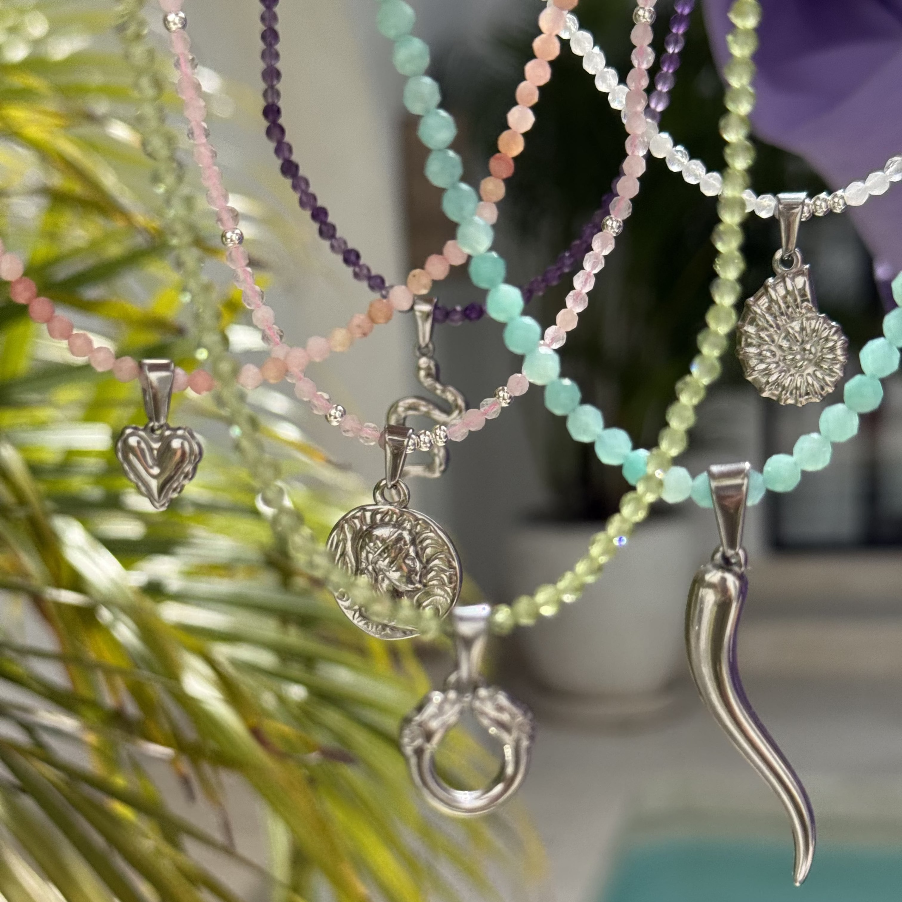 Amazonite for Clear Communication - Crystal Beaded Necklace