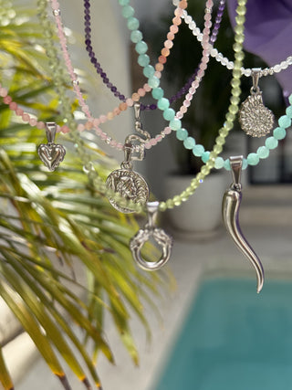 Mixed Tourmaline Beaded Necklace