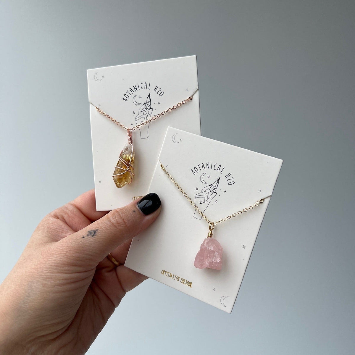 Citrine to Call In Wealth - Wrapped Crystal Charm