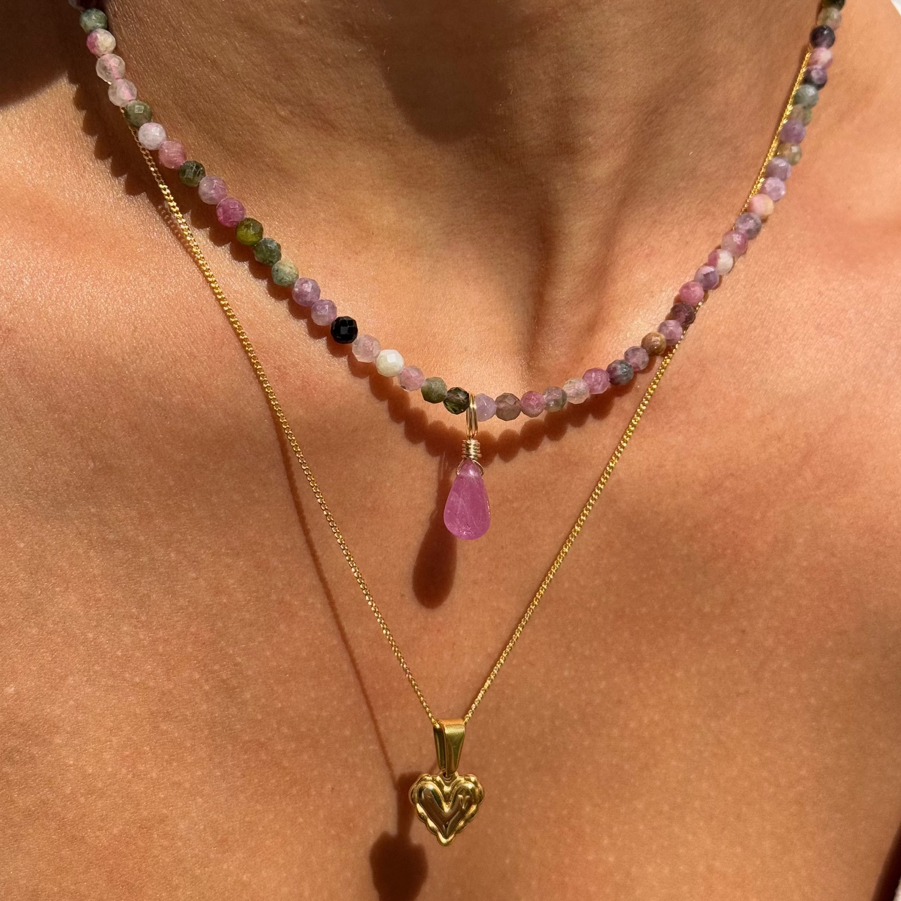 Ruby for Desire & Magnetic Energy - Crystal Charm