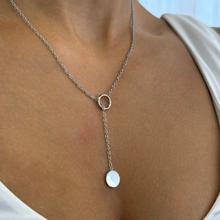 Halo Lariat Necklace