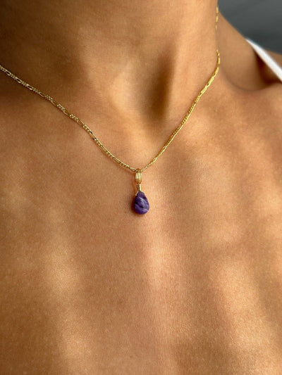 Russian Charoite Droplet