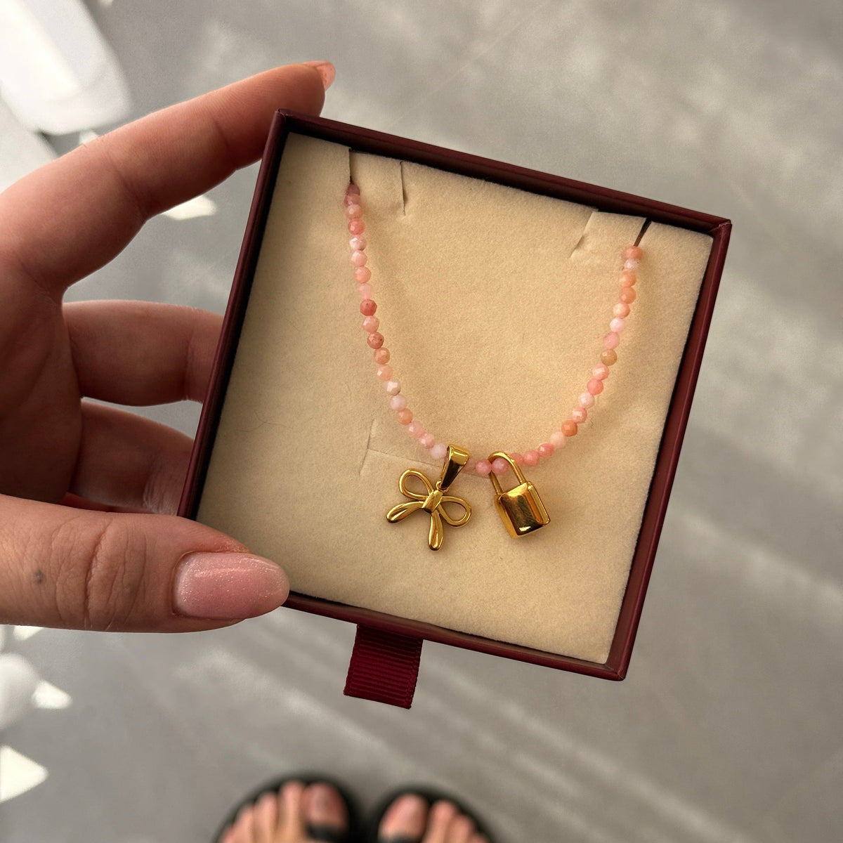 Forever Yours Padlock Charm