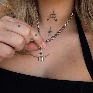 Forever Yours Padlock Charm