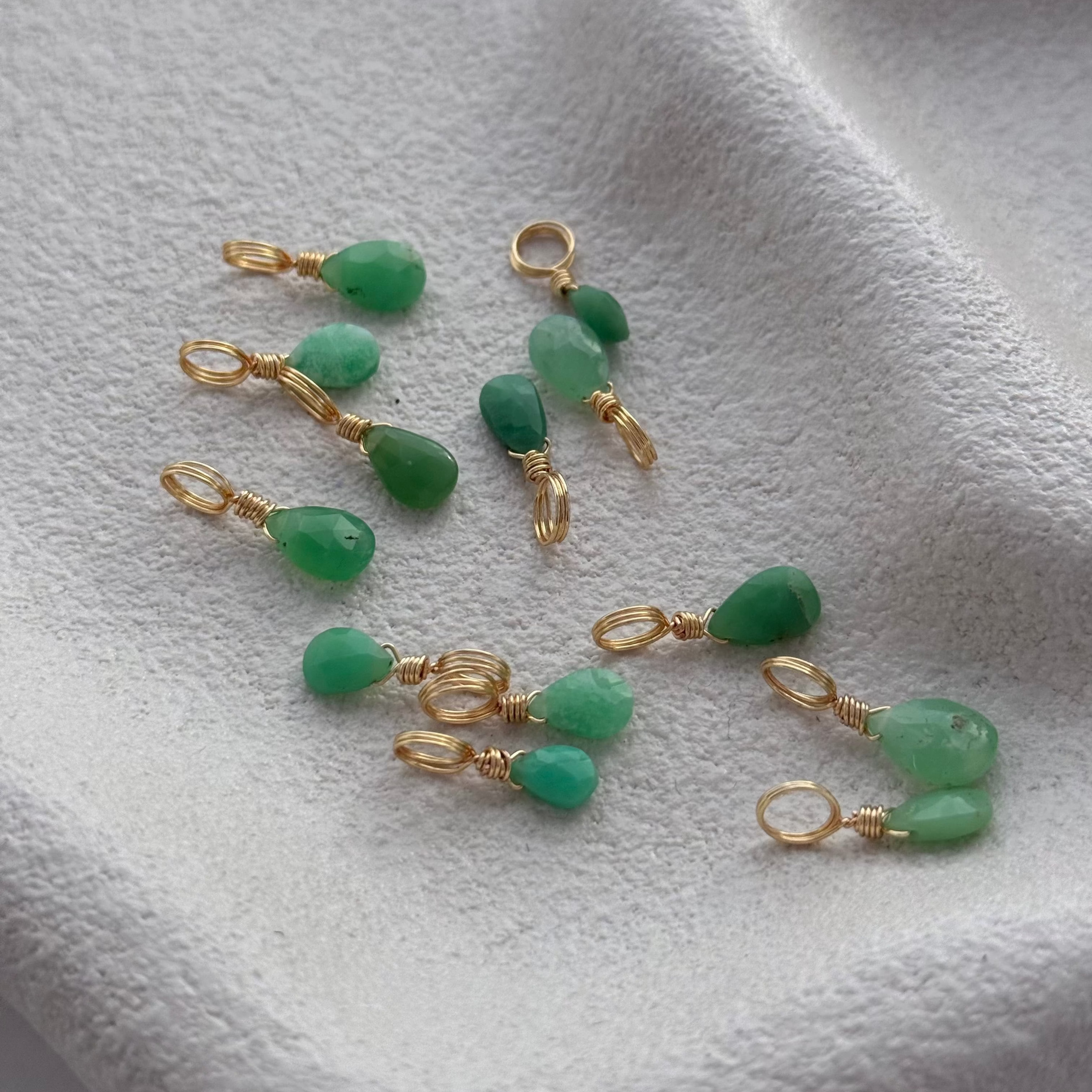 Chrysoprase for Letting Go - Crystal Charm