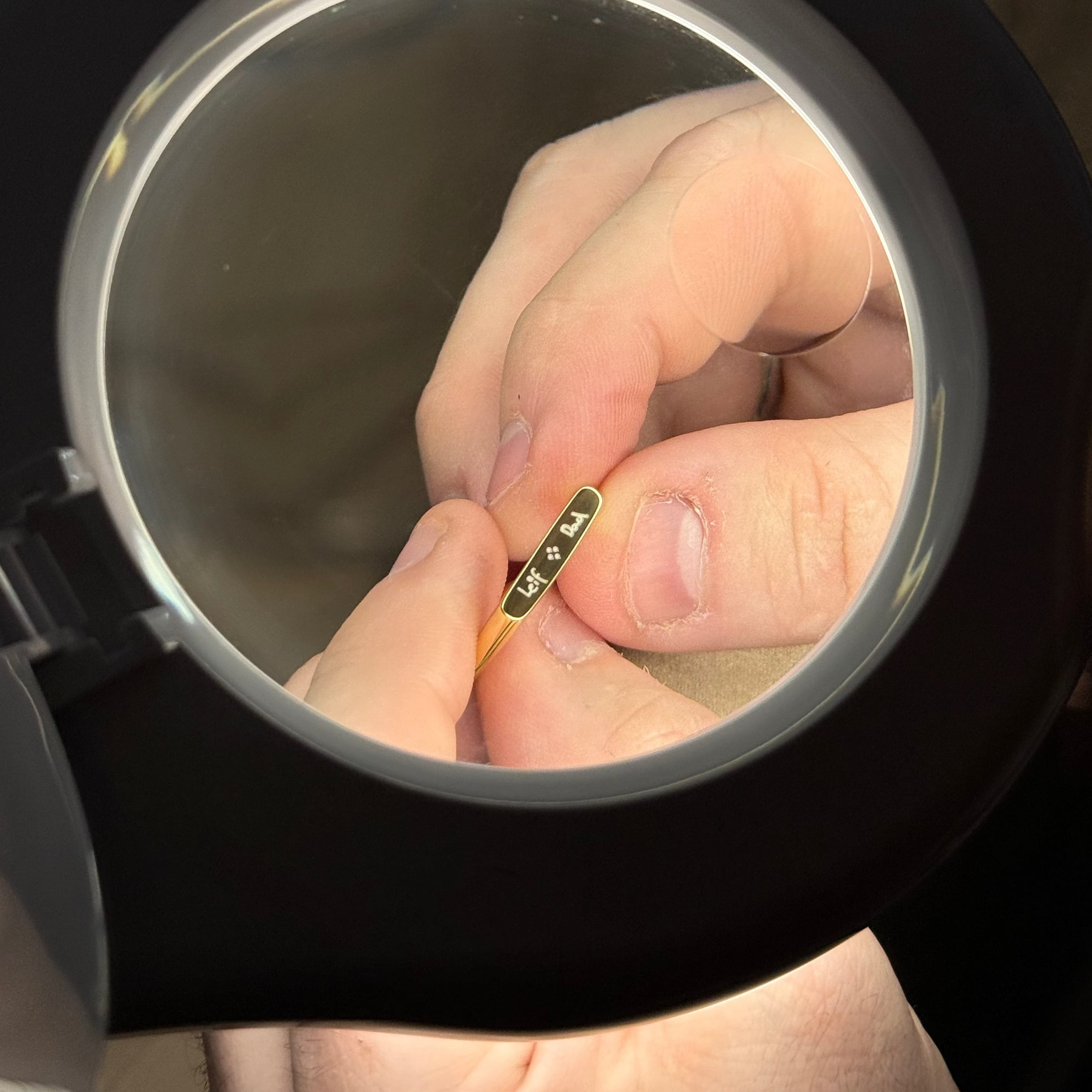 Asteria Bar Ring - Engravable