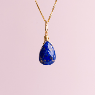 Lapis Lazuli to Speak Your Truth - Crystal Charm