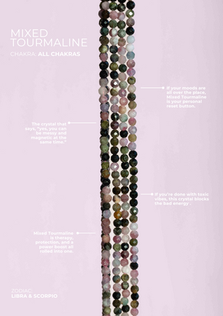 Mixed Tourmaline Beaded Necklace